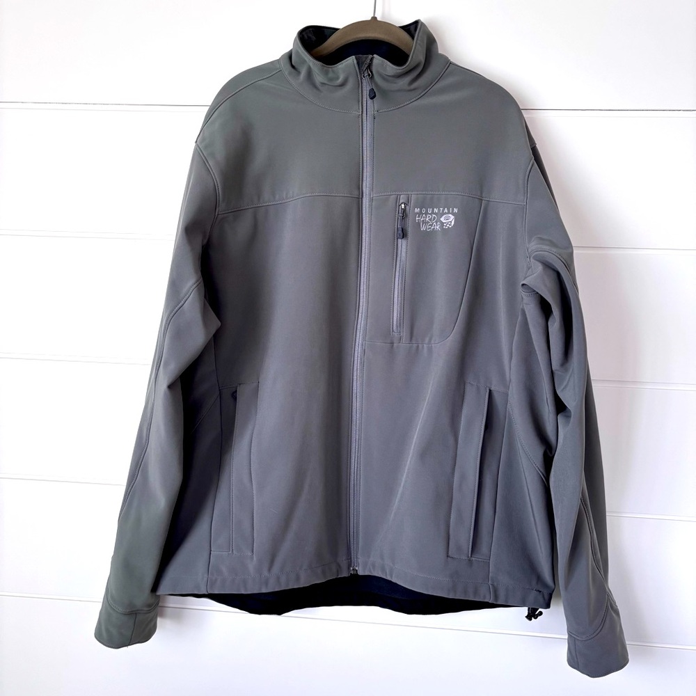 Mountain Hardwear Men's Stratus Range Full Zip Jacket Gray Size XL